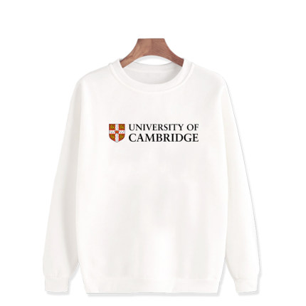 Cambridge剑桥大学卫衣套头男女冬季加绒加厚圆领青少年学生外套