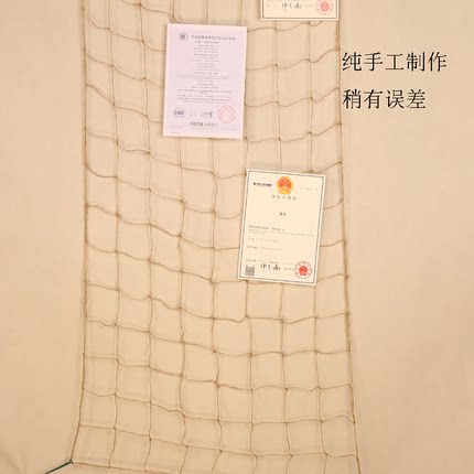 照片墙网麻绳网装饰网植物攀爬网花卉家用室外方形网格麻绳藤蔓