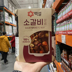24.12月到期上海Costco代购白雪韩式烤肉牛排调味酱840g*2 韩国