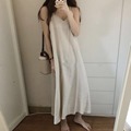 棉麻睡衣裙