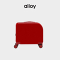 alloy红色行李箱时尚潮流结婚出嫁旅行箱20/24寸乐几pc材质拉杆箱
