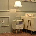 床头落地灯带置物架客厅卧室北欧中式温馨茶几床头柜充电32.8宽*3