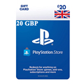 欧洲英服PSN钱包充值点卡20英镑 GBP20 Card(UK) PS5 PS4 PSV PS3