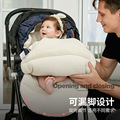 跨境婴儿推车睡袋新生儿加厚抱被宝宝秋冬季睡袋防踢被加绒加厚