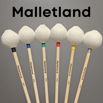 马林巴槌Malletland原装进口专业古典琴槌木杆藤杆演奏教学琴棒