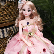 60厘米cm超大号芭比洋娃娃套装小女孩公主儿童玩具单个仿真精致布