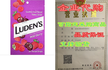 Luden's Throat Drops Wild Berry Assortment 30 ea (Pack of 4)