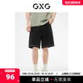 GXG奥莱23年夏新品潮流个性渐变时尚休闲直筒牛仔短裤男五分裤