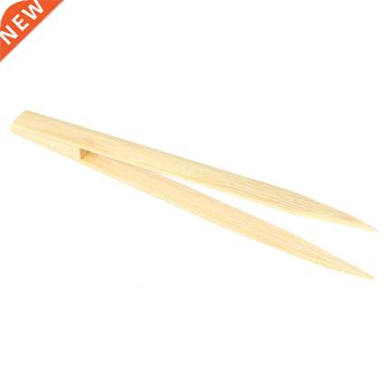 Pointy Tip Bamboo Straight Tweezer Tea Tong Handy Tool