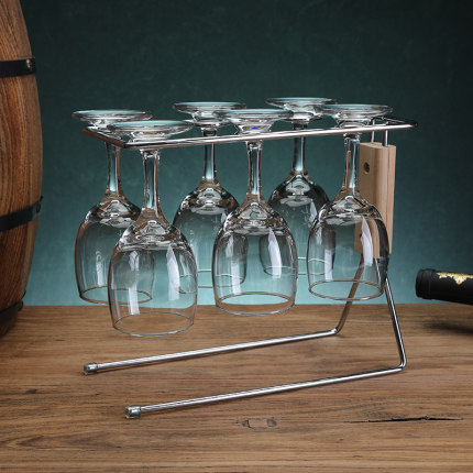 欧式创意酒杯小号6只装红酒杯葡萄酒杯玻璃高脚杯醒酒器套装 家用