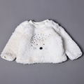 2023年冬装秋冬男童女宝宝儿童小童保暖上衣婴儿衣服毛毛加厚卫衣