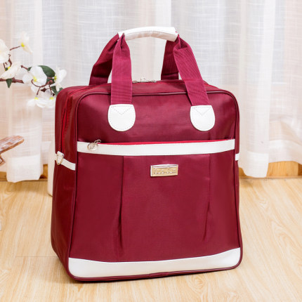 休闲旅行包包女  短途   手提小行李包收纳包斜跨女大容量旅游袋