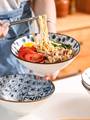陶瓷斗笠碗复古风 餐具大碗拉面碗家用汤面碗日式和风拉面大汤碗