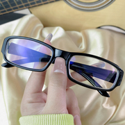 超轻蓝膜防辐射近视眼镜成品配100-600度眼镜框平光眼镜架男女款