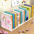 桌面小书架学生书立简易桌上置物架儿童书桌办公收纳盒卡通小书柜