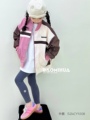 bora女童棒球服外套2024春新韩版洋气中大童女孩拼色休闲上衣潮