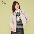 Z11女装 春季新款肩膀条纹图案外套Z22AW234