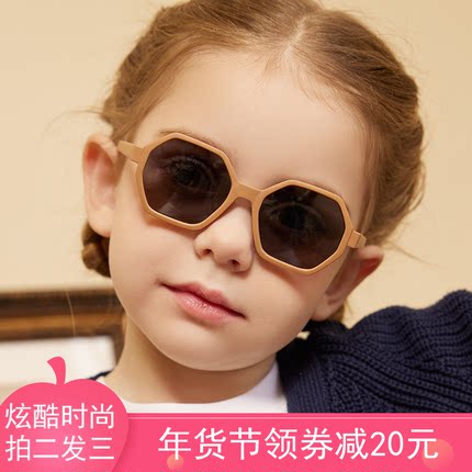 新款韩版0-3岁小童眼镜时尚偏光儿童太阳镜防紫外线儿童个性墨镜