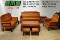 红木沙发全实木沙发古典客厅菠萝格中式春风里123七件套件套沙发