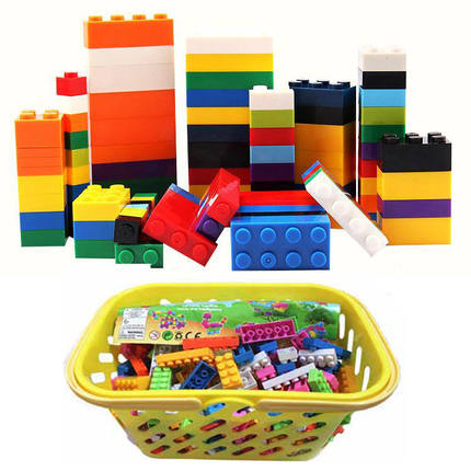儿童益智早教塑料拼插百变小积木3-6周岁男女孩子拼装小颗粒玩具