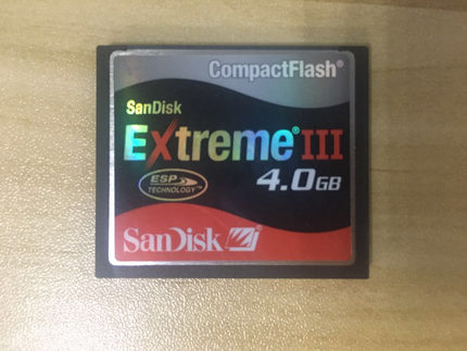 COMPACTFLASH/SanDisk/EXTREMEIII 4G工业级 CF卡现售实物图 议价