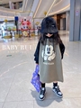 【长款！加绒】韩版女童装儿童冬季套头连帽卡通长袖卫衣连衣裙