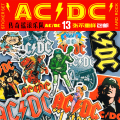 传奇摇滚乐队ACDC滑板笔记本电脑手账摇滚音乐节行李箱拉杆箱贴纸