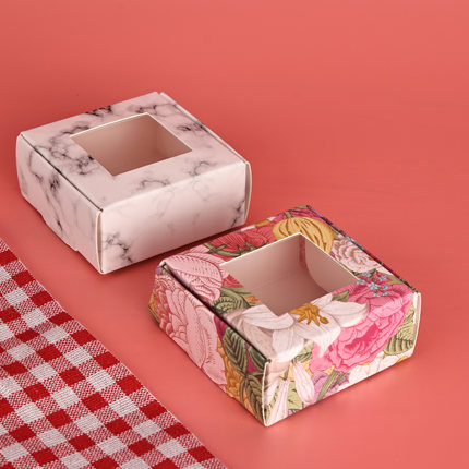 手工皂盒 小首饰礼盒 饰品气垫bb包装盒文艺可爱卡通手工喜糖盒