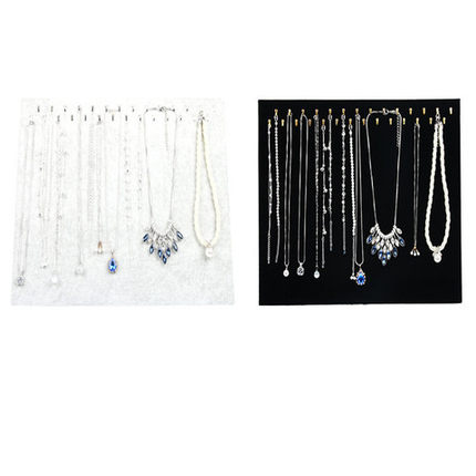 首饰玉器架项链长毛绒手链可折叠展示板优质展示架饰品道具珠宝