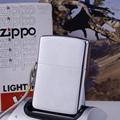 1988年拉丝光板（带防丢挂绳） 美国原装正版正品zippo打火机