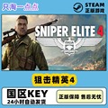 steam国区KEY Sniper Elite 4 狙击精英4 标准 豪华版 CDK现货