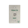 YLI意林门禁专用外出开门按钮开关 118型不锈钢面板PBK-814D