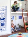三只小猪儿童身高贴整体可书写学校幼儿园儿童房客厅墙面装饰墙贴