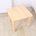 幼儿园桌椅实木托管班宝宝家用橡胶木正方桌子儿童松木写字桌套装