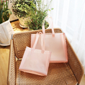 粉色服装店手提袋端午包装袋送礼礼品袋加厚塑料袋新款购物袋批发