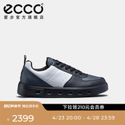 ECCO爱步男士板鞋 24年春季新款拼色防水休闲板鞋 街头720 520814