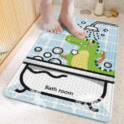 浴室防滑地垫儿童淋浴房洗澡防摔踩脚垫卫生间厕所防水可爱卡通垫