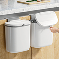 厨房垃圾桶壁挂家用带盖厕所卫生间客厅纸篓厨余专用悬挂式收纳桶
