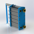 solidworks板式换热器01200425 模型3D图纸（SLDASM/STEP格式）