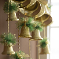 圣诞铃铛挂饰装扮大小铃铛串花环挂件场景布置道具圣诞节装饰品