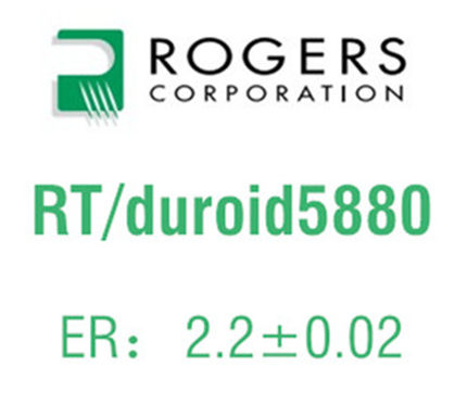 罗杰斯rogers RT5880 介电2.2高频微波射频板 PCB打样 电路板加工