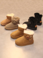 大男童冬鞋棉鞋2023雪地靴儿童防水加绒加厚保暖女童靴子新款冬季