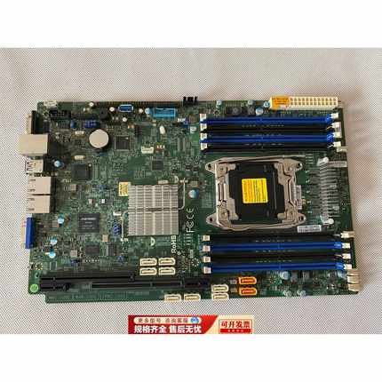 原装超微 X10SRW-F 主板 LGA2011 V3 V4 双千兆网卡 DDR4 C612