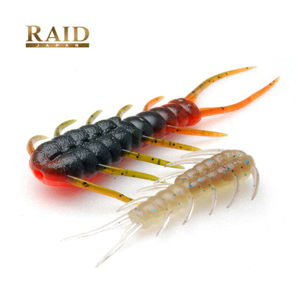 日本RAID路亚假饵AVI35/50高比重水蟑螂软虫水库黑坑障碍假饵软虫