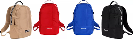 潮牌 Sup18ss 44th Backpack Box Logo 双肩背包书包旅行包