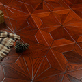 新品复古浮雕纹橡木拼花多层实木复合木地板欧式家用环保防水地暖