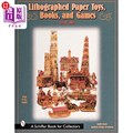 海外直订Lithographed Paper Toys, Books, and Games: 1880-1915 平版纸玩具、书籍和游戏:1880-1915