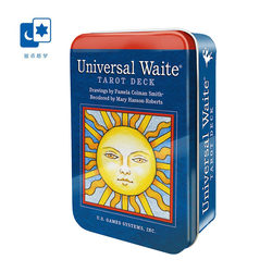 进口正版普及伟特塔罗牌铁盒口袋版Universal Waite Pocket Tarot