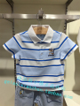 Pawinpaw童装专柜正品23夏款男童翻领条纹短袖POLO衫T恤HAD2411K