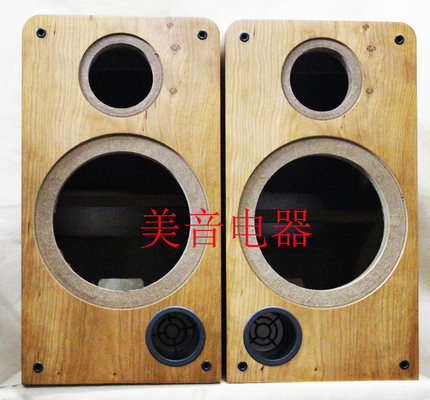 【广州惠威扬声器专卖店】惠威F8+Q1R书架式8寸DIY音箱空箱/对